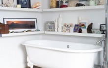 Estantes en baño Estantes en baño
