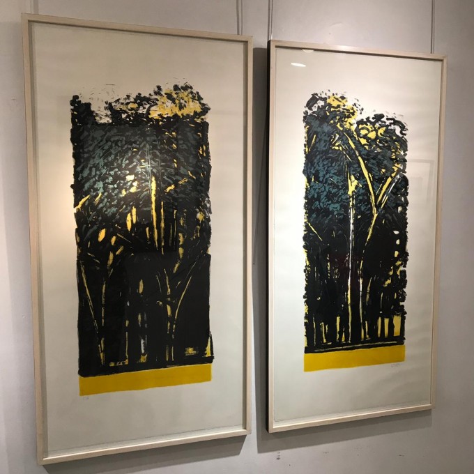 Diptico Arboles - 76x147cm - Laura Onetto Diptico Arboles - 76x147cm - Laura Onetto